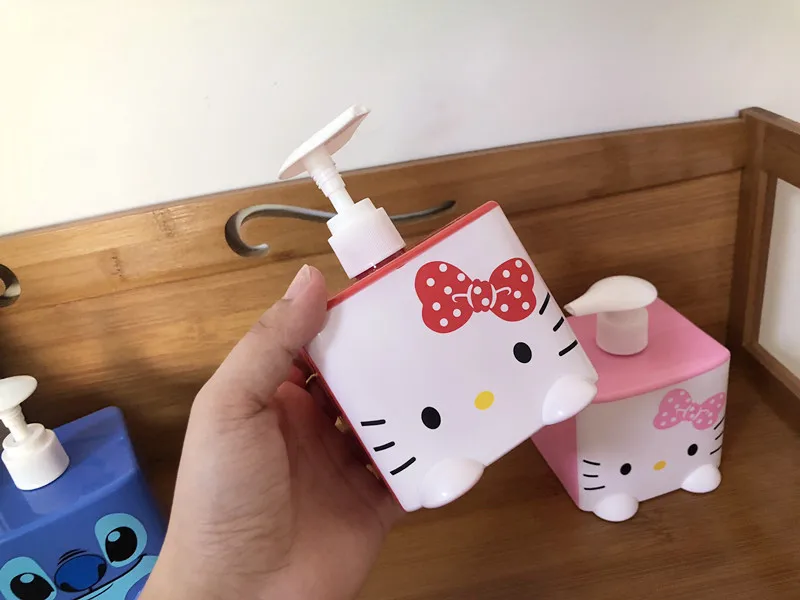 

Creative cute cartoon hand sanitizer shampoo shower gel press type bottling cosmetic lotion bottle