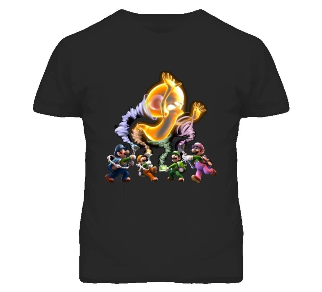 Luigi Mansion Dark Moon Super-Mario T Shirt | Мужская одежда