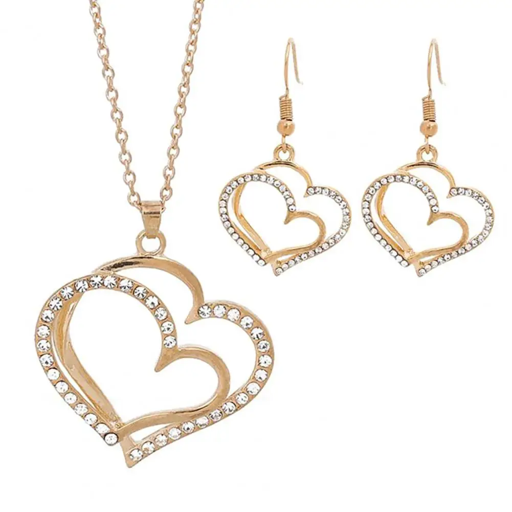 Новый 1 набор современных золотых искусственных кристаллов украшения на День