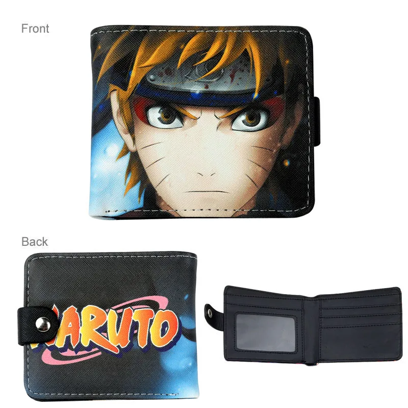 Аниме героя мультфильма Саскэ Утиха Косплэй PU короткий кошелек 2 стиля портмоне