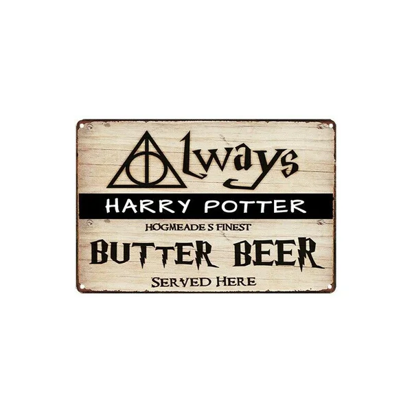 

Metal Tin Sign homemade finest butter beer Decor Bar Pub Home Vintage Retro