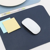 1pc new 21x25cm universal anti slip mouse pad leather gaming mice mat new desk cushion fashion comfortable for laptop pc macbook