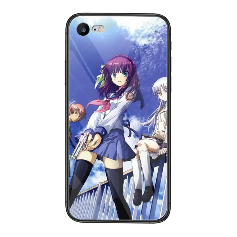 Чехол TPU Angel Beats Anime Black для Xiaomi Mi 10 11 9 10T Pro Lite Ultra Poco X3 F3 NFC CC9.