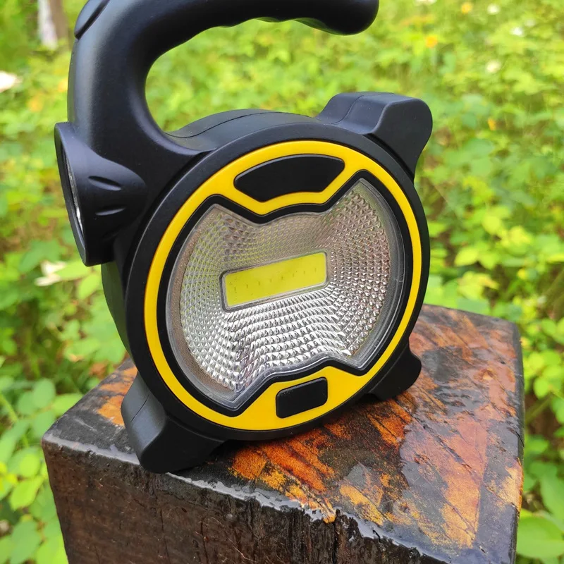 

COB Work Lamp Portable LED Lantern Emergency Spotlight Rechargeable Floodlight for Outdoor Camping Work Light Mini Flashlight