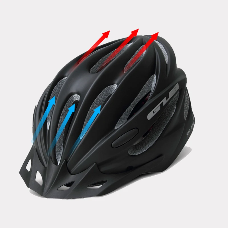 GUB велосипедный шлем с козырьком очки интегрированная форма удобный MTB