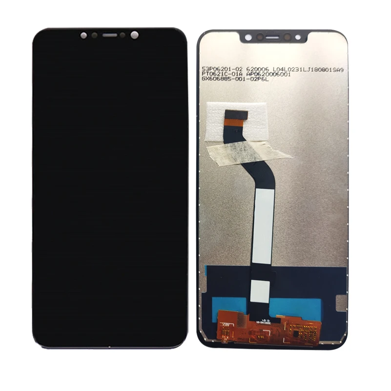 Pantalla LCD de calidad con marco, dispositivo de calidad AAA de 10 toques, apta para Xiaomi Pocophone F1, 6,18", 2246x1080 p-3