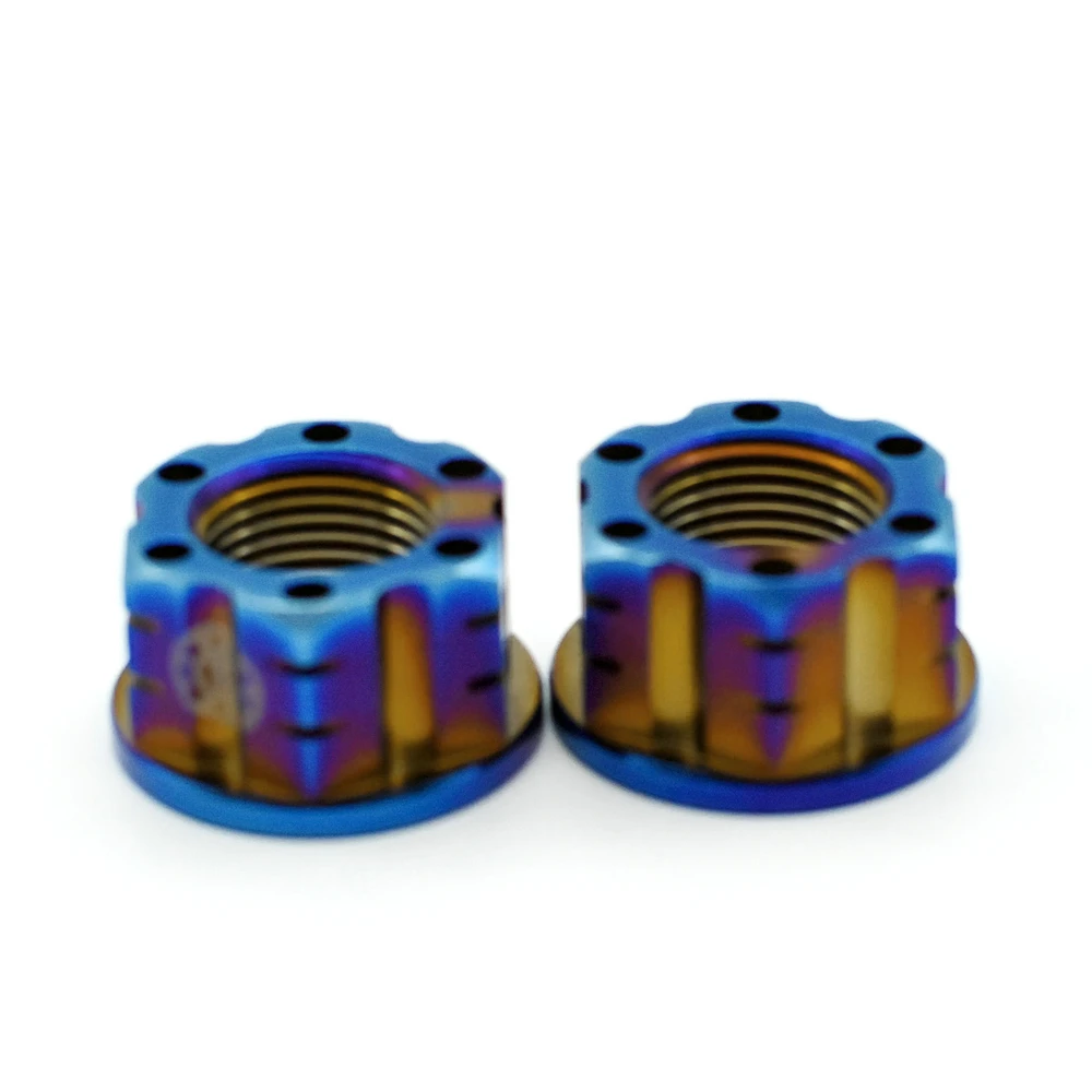 Титановая Торцевая гайка Torx для мотоцикла M6 M8 M10 M12 M14 XP1.25 P1.5 мм осевая титановые