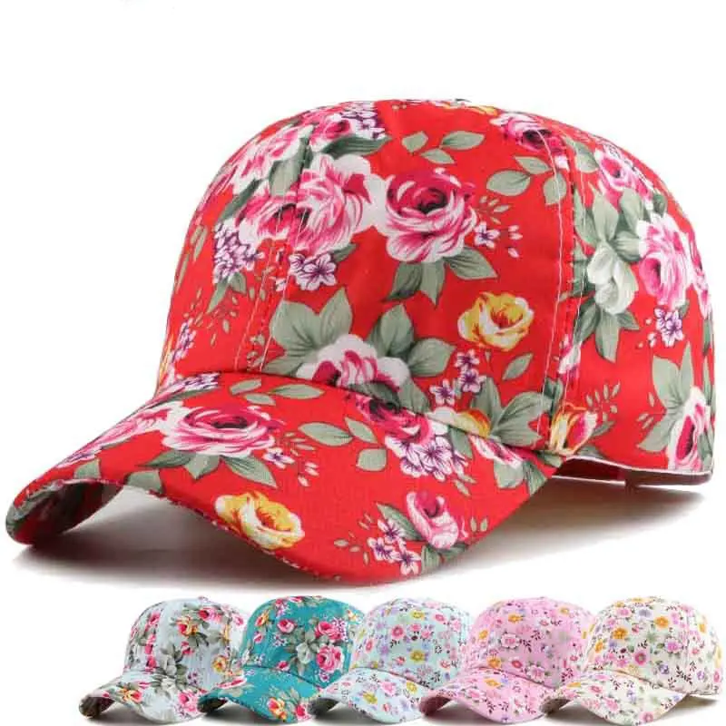 BullsPlus Бейсбол Кепки хлопковое платье с цветами красивое и Snapback Головные уборы для