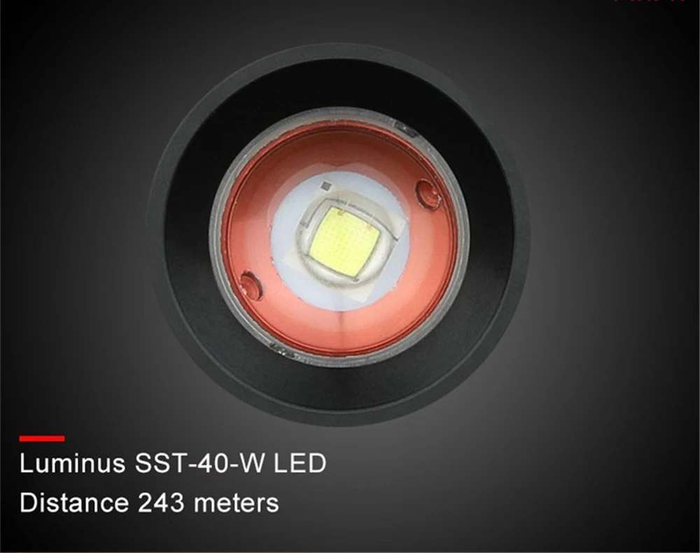 SupFire Flashlight Linterna LED Zoom Torch 26650 Flash Light Lanterna A2-S Powerful Flashlight Waterproof Camping Light 2000lm