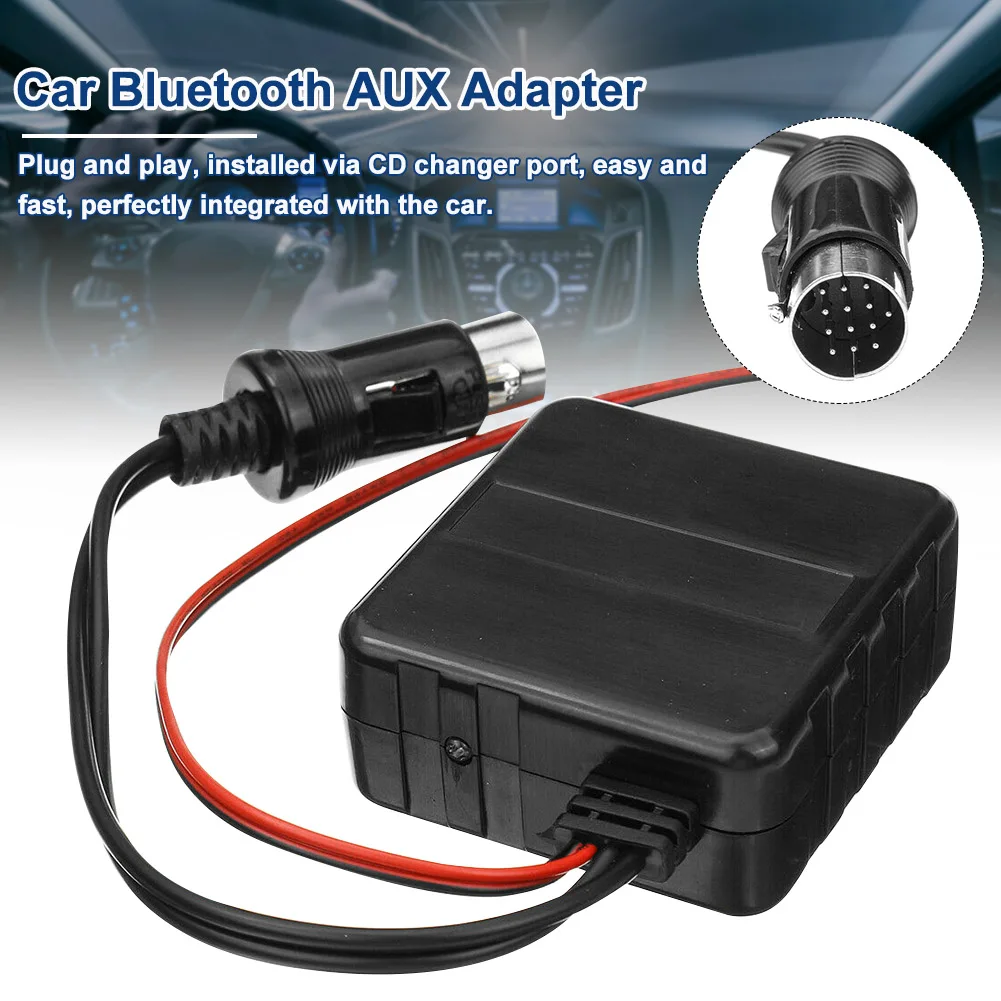 

Вождение HIFI CD хост-машина 13PIN беспроводной A2DP воспроизведение аудио кабель цифровая музыка автомобильный AUX адаптер Plug And Play