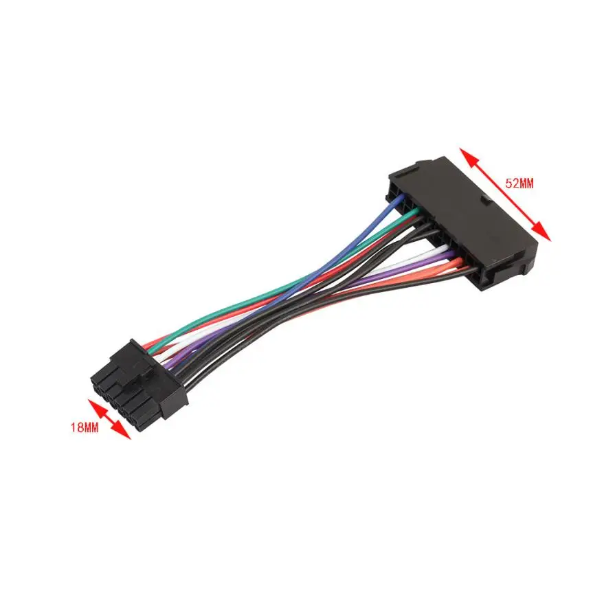 15 см ATX 24 контакта на 12 контактов адаптер для кабеля питания 24p 12p шнур Acer Q87H3-AM все