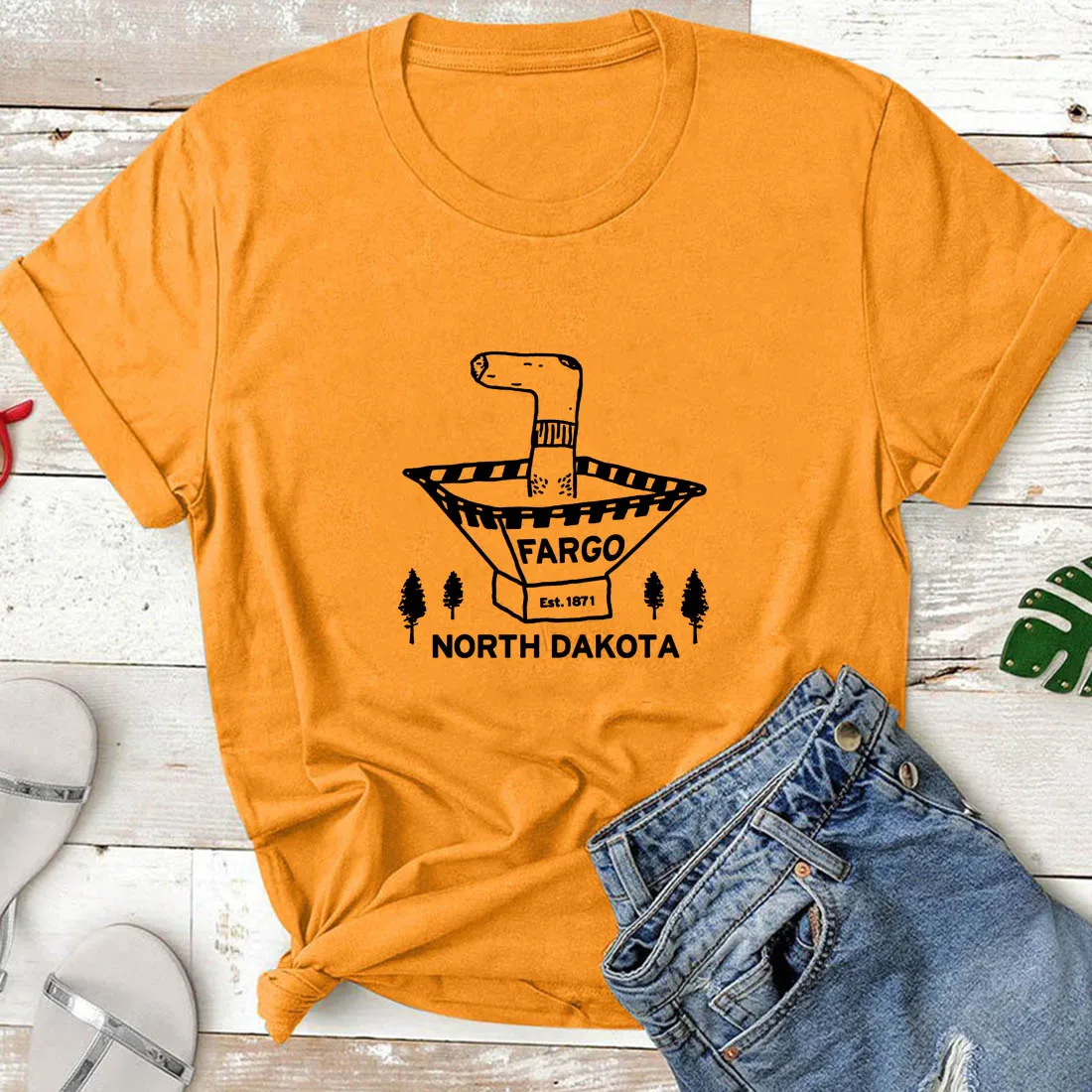 

North Dakota Shirt Funny T Shirt Women O-neck Short Sleeve Tshirt Women Black Casual Tee Shirt Femme Tshirts Cotton Women