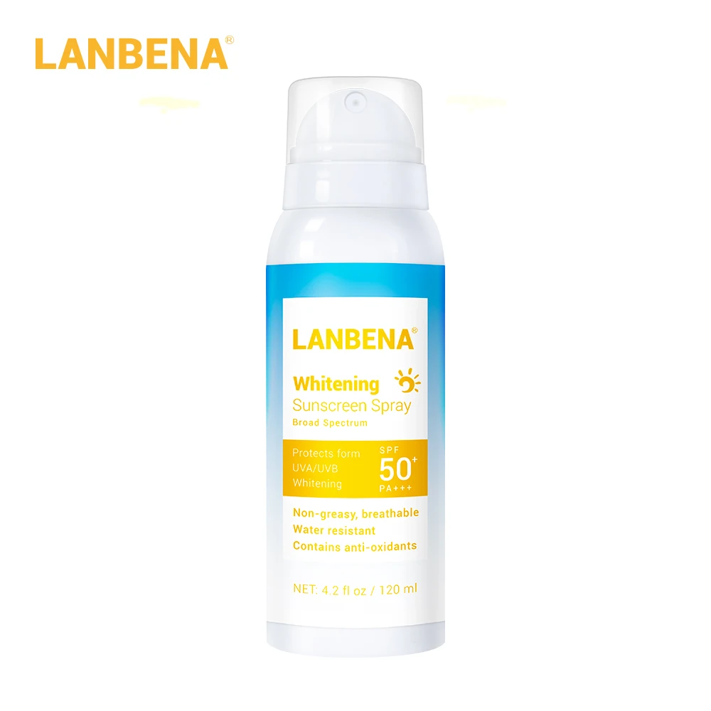 LANBENA Осветляющий Солнцезащитный спрей увлажняющий отбеливающий дышащий против