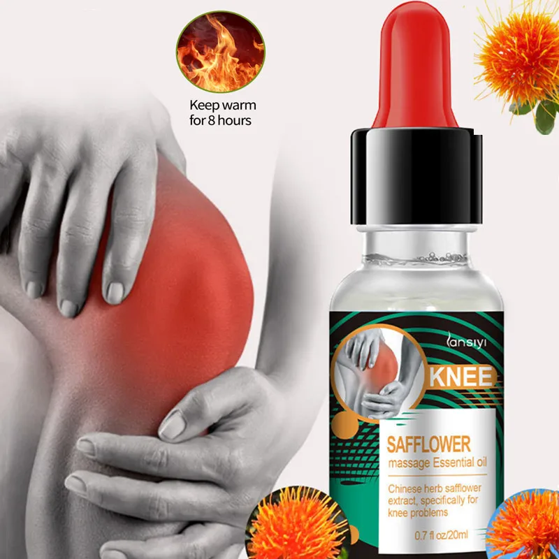 

Plant Extract Saffron Knee Massage Essential Oil To Strengthen and Relieve Knee Problems Massage Essential Oil Alivio Del Dolor