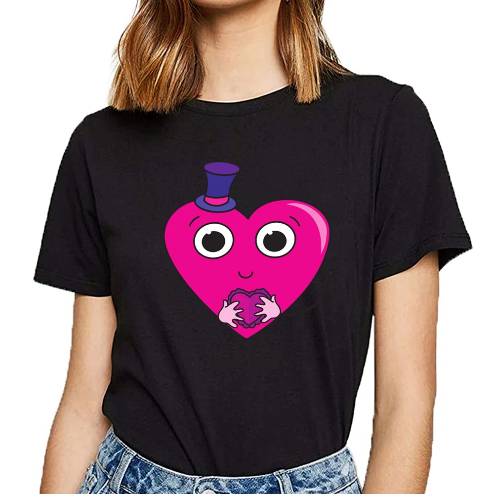 

Tops T Shirt Women valentines day Funny Harajuku Short Female Tshirt