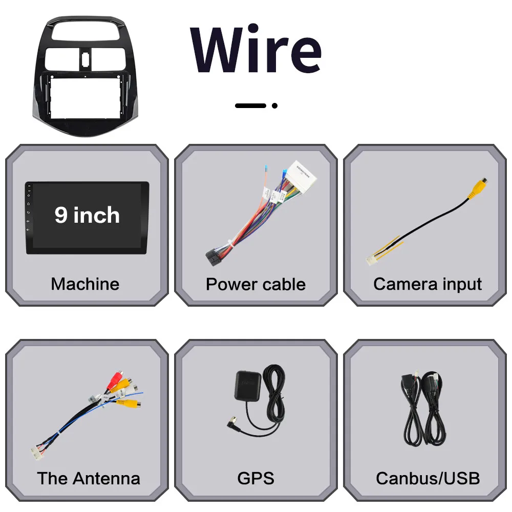 Автомобильный мультимедийный плеер на Android 10 0 для Chevrolet Spark 2010 2011 2012 2013 2014