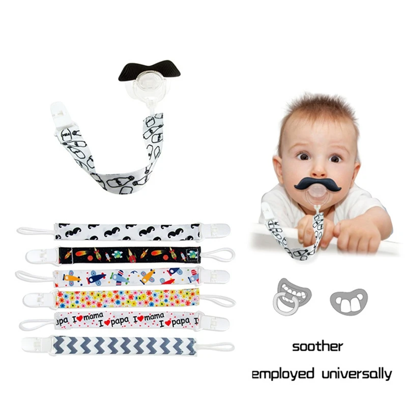 

Baby Pacifier Clip Dummy Holder Soother Chain Drop-resistant Buckle Strap Anti-drop Rope Pacifier Holder Children Pacifier