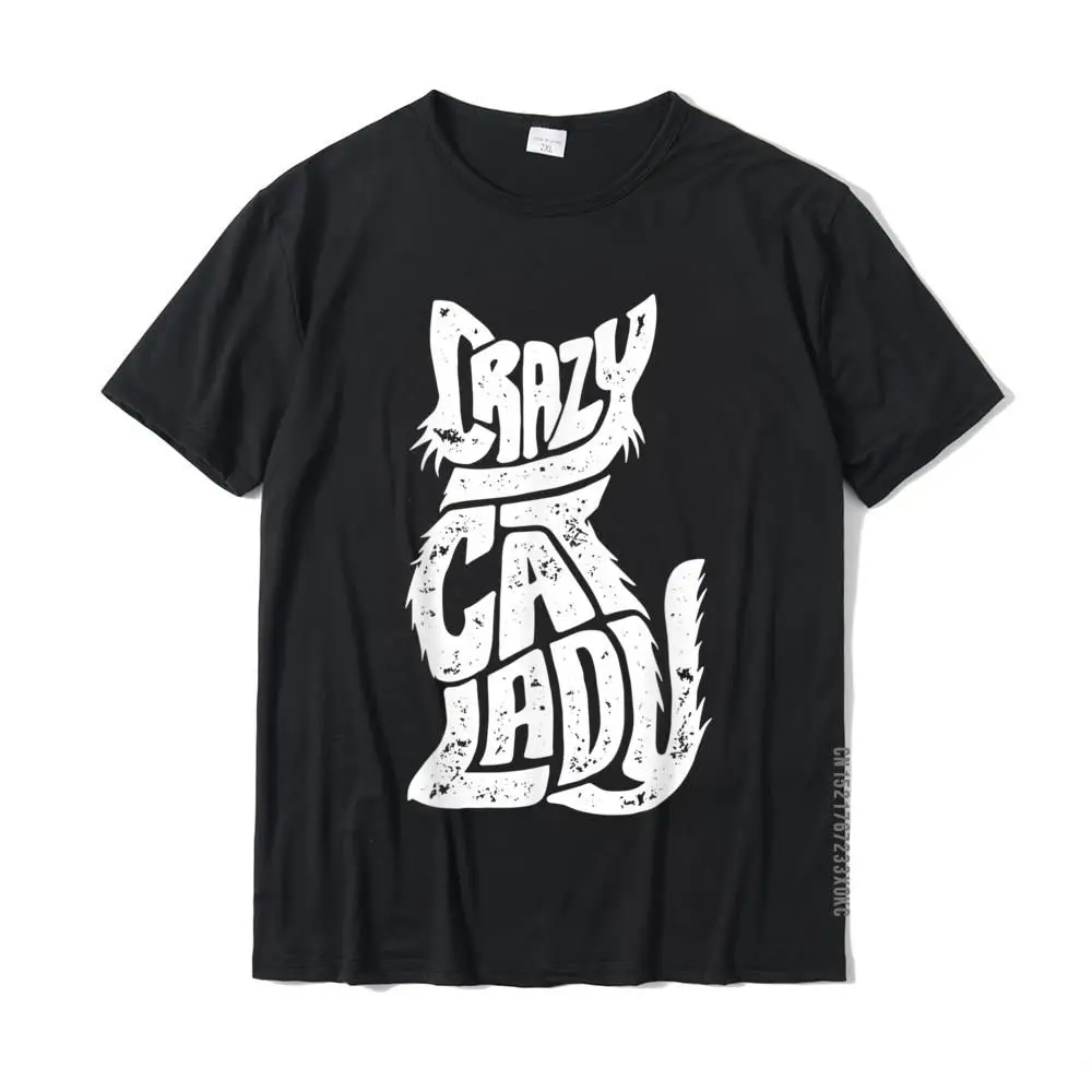 

Crazy Cat Lady Funny Girls Women Kitty Kitten Animal Lover T-Shirt Tops & Tees Cute Printed Cotton Men Tshirts Crazy