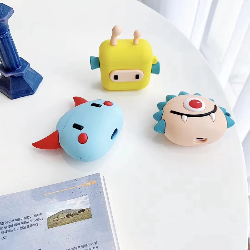 Для AirPods чехол 3D милый мультфильм Kawaii Кошка Собака чехол для наушников для Airpods 2/i10/i11 TWS Защитная крышка с крючок карабина