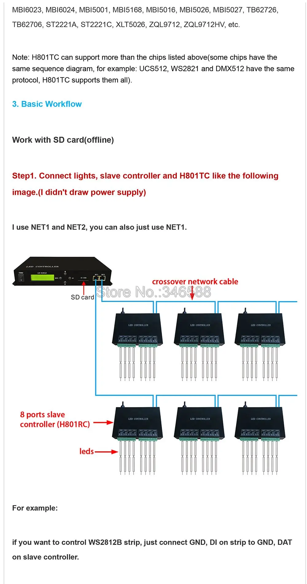 H801TC светодиодный главный контроллер светодиодный пиксельный контроллер использует Ethernet протокол привода 150000 пикселей 255 рабов поддержка DMX консоли