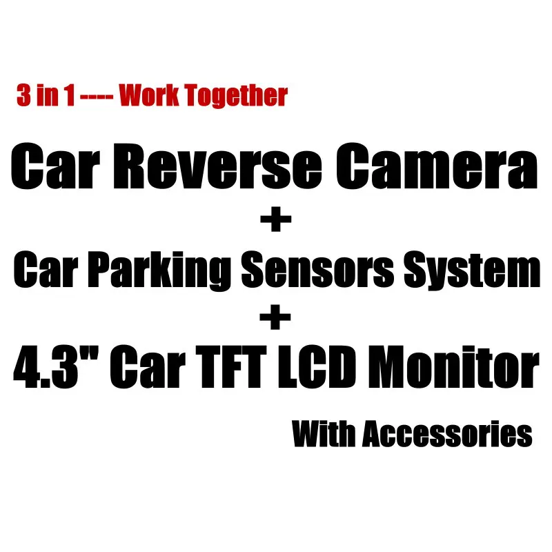 

Car Rear Parking Sensors System For Kia Sportage JE KM 2004-2010 HD Monitor Display / Reverse Rear View Camera