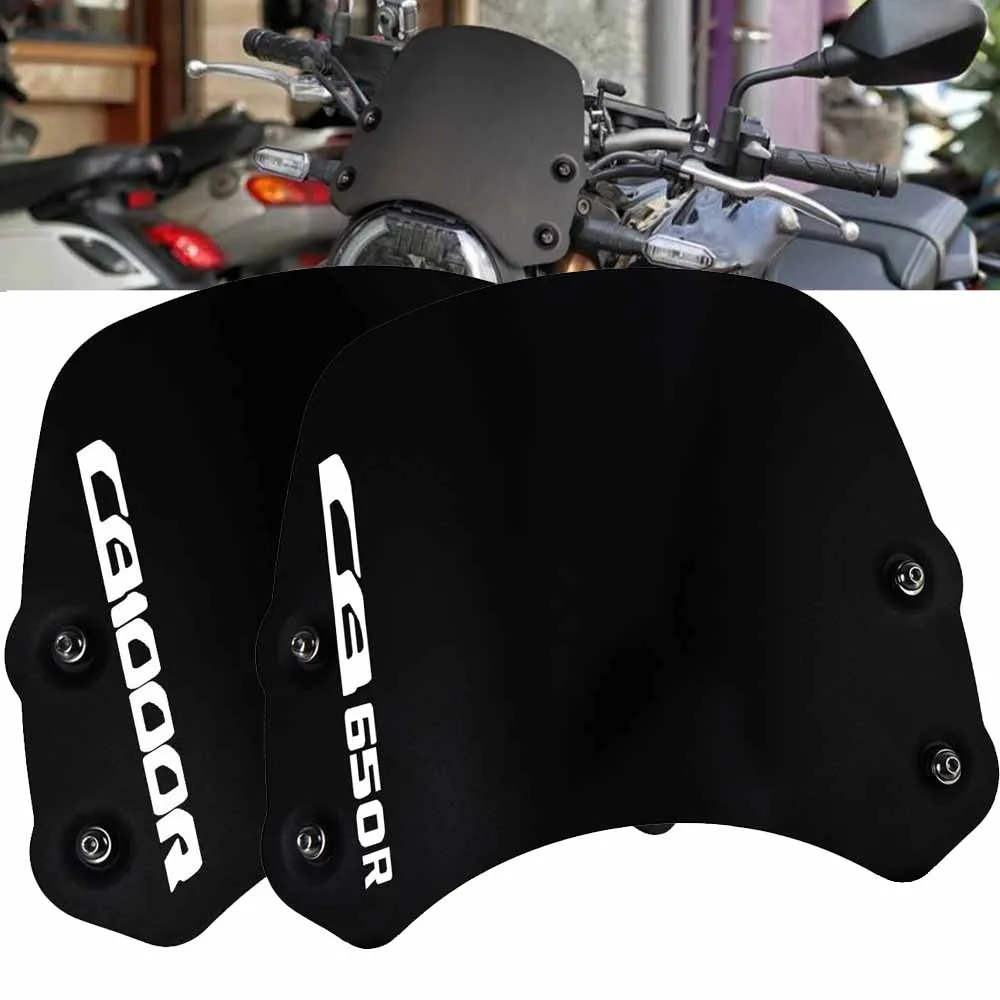 

FOR HONDA CB650R CB 650R CB1000R Neo Sports Cafe 2018 2019 2020 2021 Motorcycle Windshield Wind Deflector Windscreen Windproof