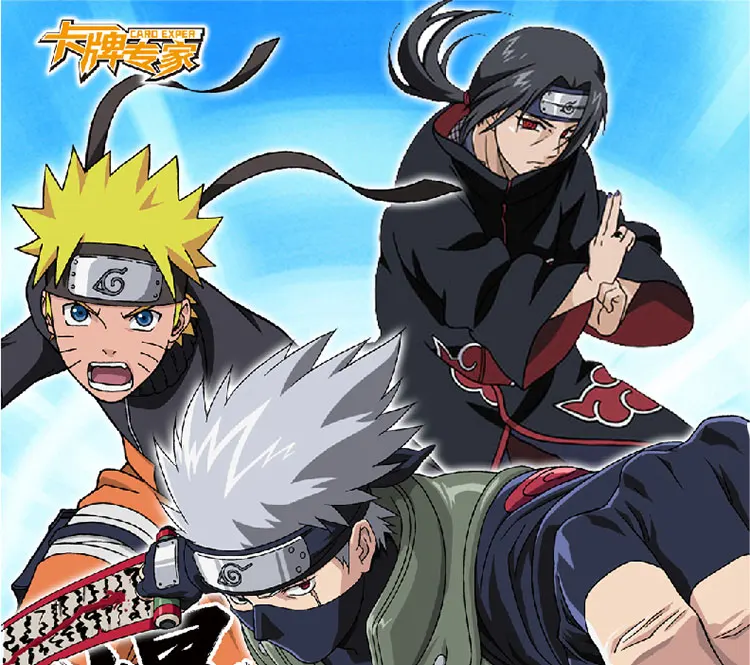 Открытки Наруто Детские карты игры с буквами коллекция периферийных персонажей