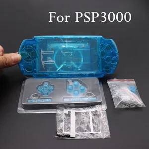 Чехол для консоли PSP 3000, PSP 3000, черный, синий, белый, прозрачный