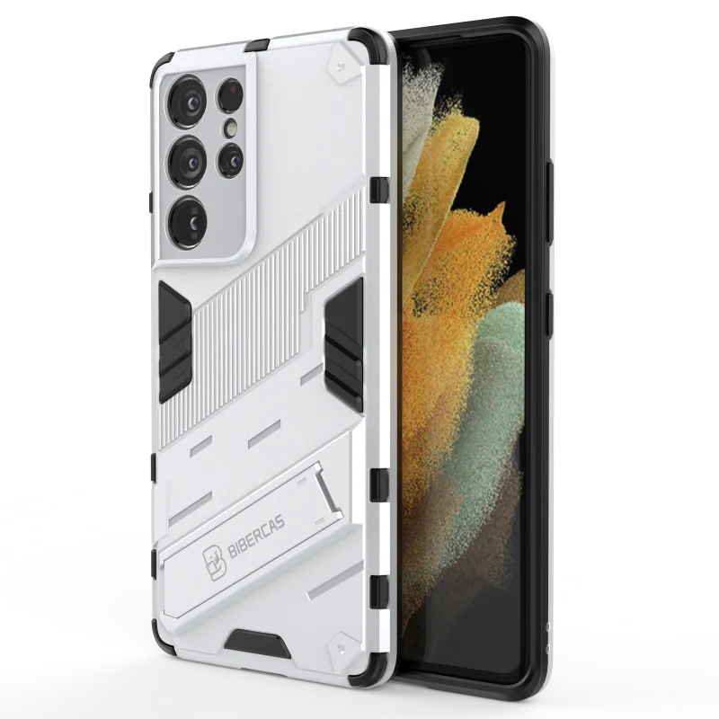 

Shockproof Colorful Armor Phone Case For Samsung Galaxy S21 Ultra Plus M31 M51 A02 M02 Bracket Anti-Fall Rugged Protector Cover