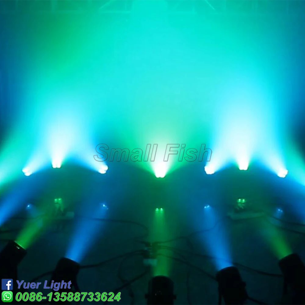 Светодиодный сценический прожектор Par 4X10W RGBW 4 в 1 DMX 512 с зумом эффектом потертости