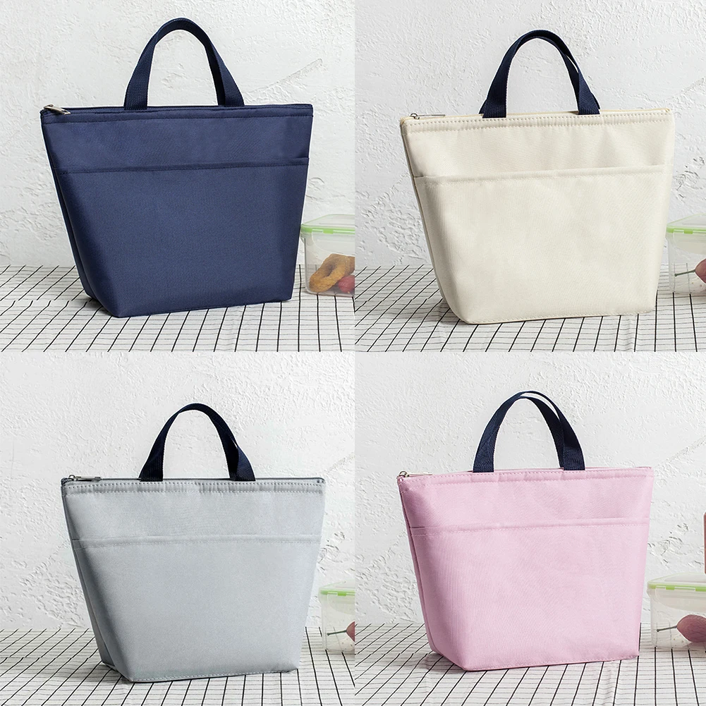 

Men Women Oxford Cloth Food Storage Fresh Carrying Insulated Thermal Container Lunch Bag Portable Kids Picnic School Tote Dinner