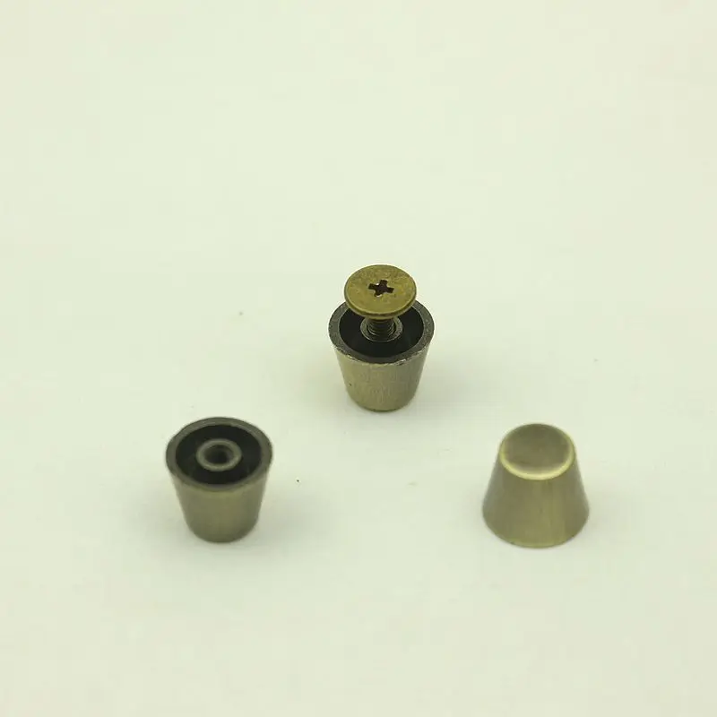 10Pcs 11mm Bag Handbags Metal Feet Nails Clip Buckles Combined Buttons Rivet Screw for Bags Leather Craft Hardware Accessories | Багаж и