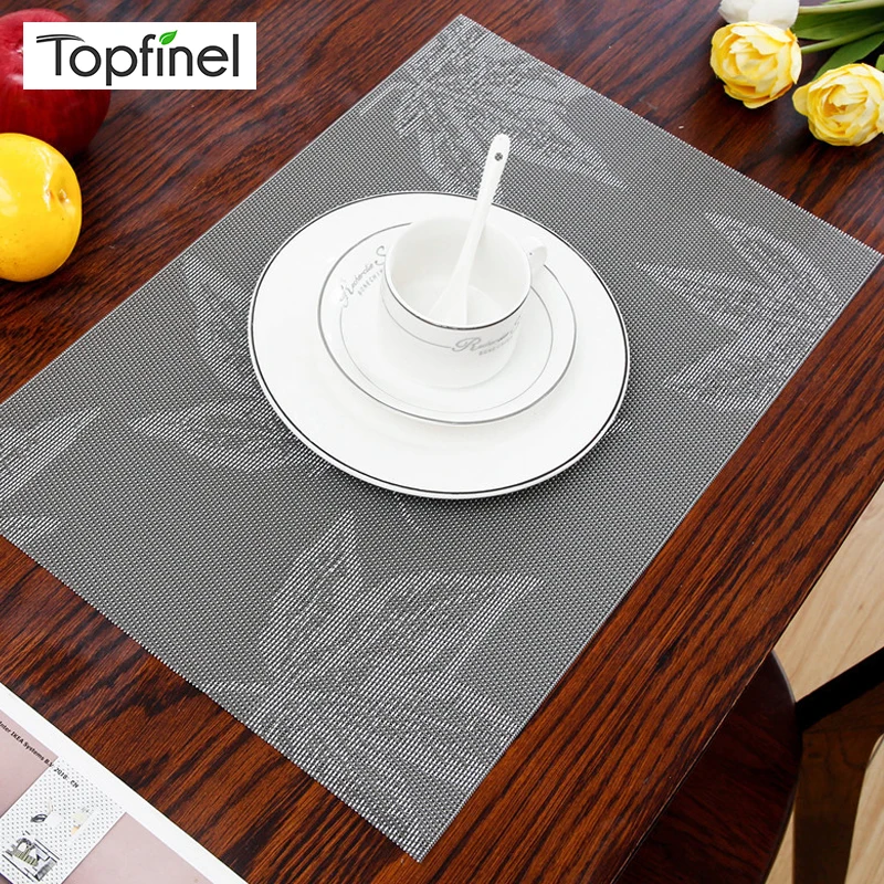 Topfinel ПВХ подстаканник для столовой кофейные пластиковые подстилки кухонных