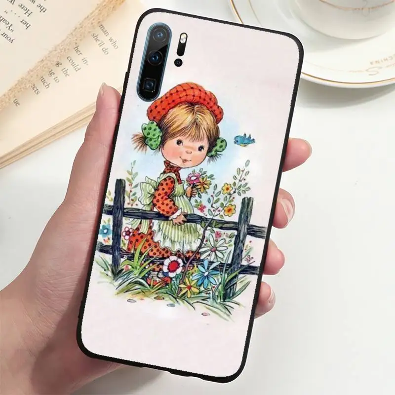 

Sarah Kay pattern Cute Phone Case For Huawei P20 P30 P40 lite Pro P Smart 2019 Mate 10 20 Lite Pro Nova 5t