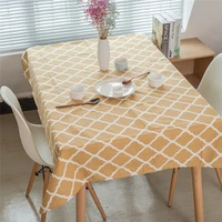 plaid table cloth cotton linen tablecloth restaurant home decor table cloth cover
