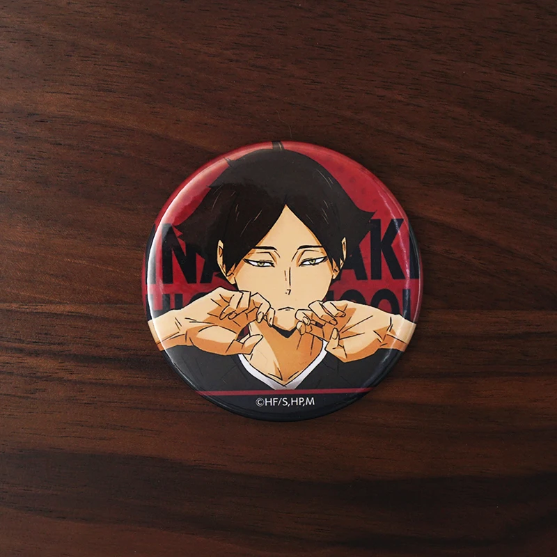 Haikyuu! На верхний значок аниме Kita Shinsuke Atsumu Miya Rintarou Suna Aran Ojiro Haikyu металлический брошь