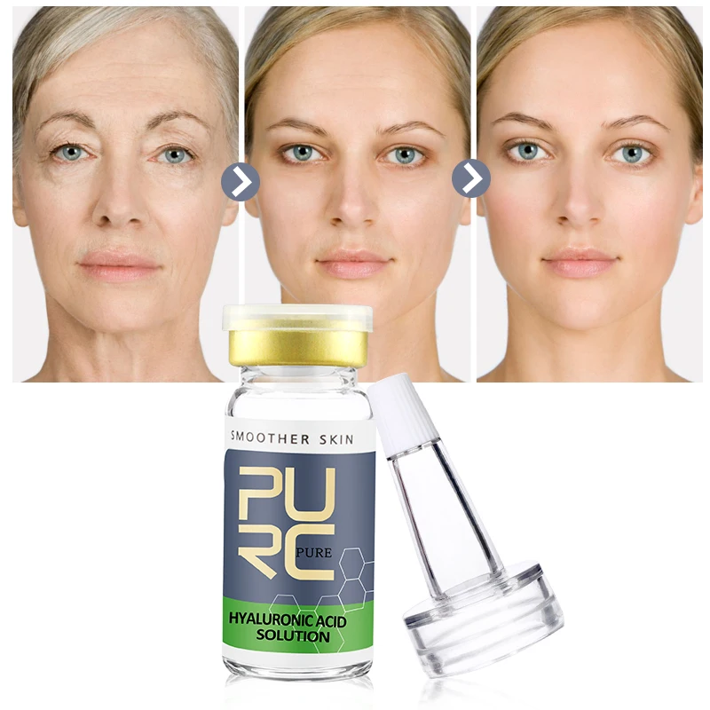 

Hyaluronic Acid Face Serum Anti-Wrinkle Anti-Aging Nourish Whitening Moisturizing Shrink Pores Brighten Skin Essence Care10ml
