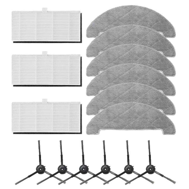 

Mop Cloths Side Brushes Hepa Filter Accessories Parts for XIAOMI VIOMI S9 Robot Vacuum Cleaner