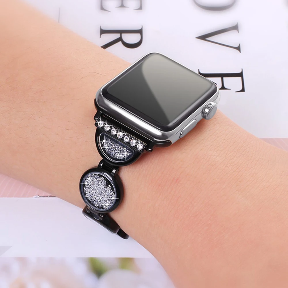 Браслет из нержавеющей стали для Apple Watch 3 42 мм 38 iwatch series 6 5 4 40 44 мм|Ремешки часов| |