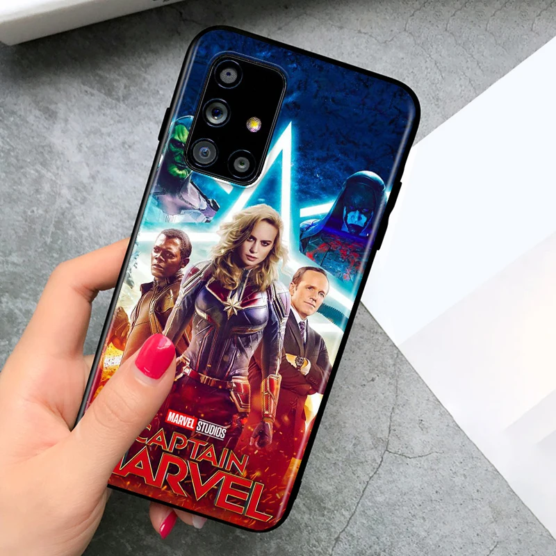 

Super Hero Captain Marvel Avengers For Samsung A72 A52 A02 A32 A12 A42 A51 A91 A81 A71 A41 A31 A21 A01 S Black Phone Case