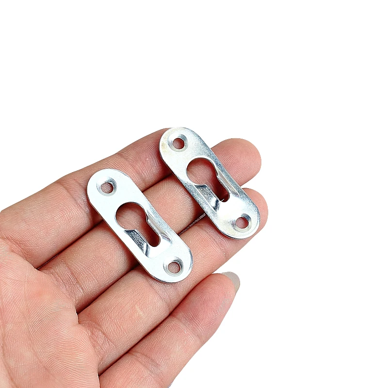 

10Pcs Picture Hanger Hooks Frame Wall Metal Keyhole Hanging Parts Professional Home Art Gallery Display Accessories
