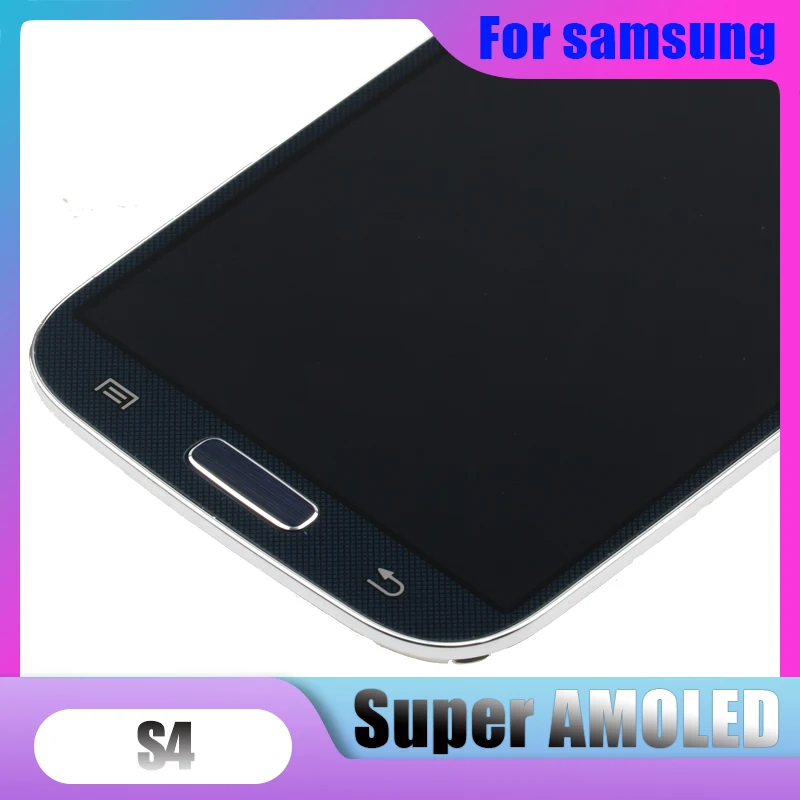Оригинальный Super AMOLED S4 LCD для Samsung Galaxy GT-i9505 i9500 i9505 i337 ЖК-дисплей сенсорный экран