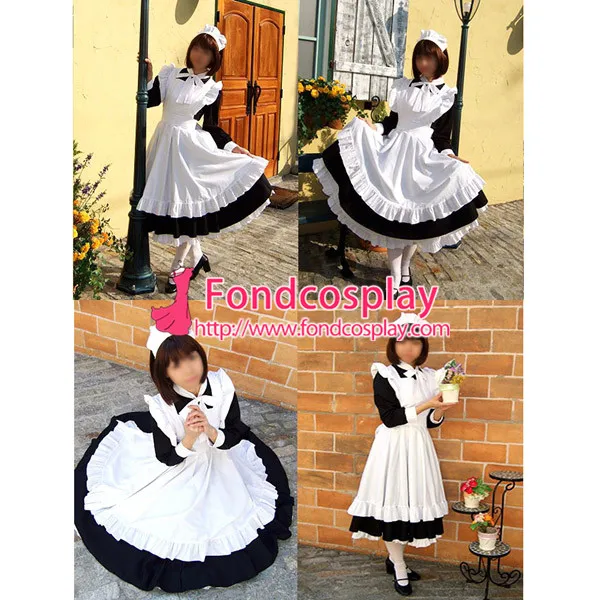 

Sexy Sissy Maid Dress Cotton Uniform Cosplay Costume Tailor-made[CK355]