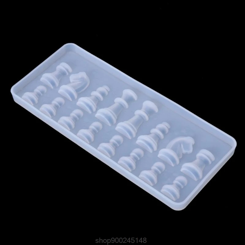 

Resin Casting Molds Set by Garloy,2Pcs 3D Chess Clear Silicone Mold for Making Polymer Clay, Crafting O19 20 Dropshipping