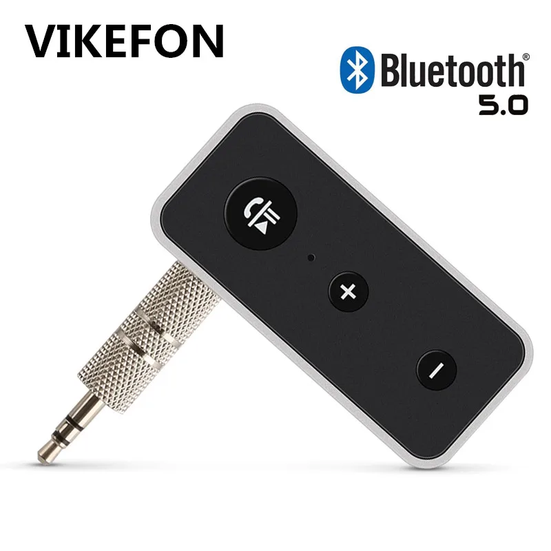 VIKEFON Bluetooth 5.0 Audio Receiver Stereo Music Wireless Aux 3.5mm Jack Adapter Handsfree For Speaker Car | Электроника