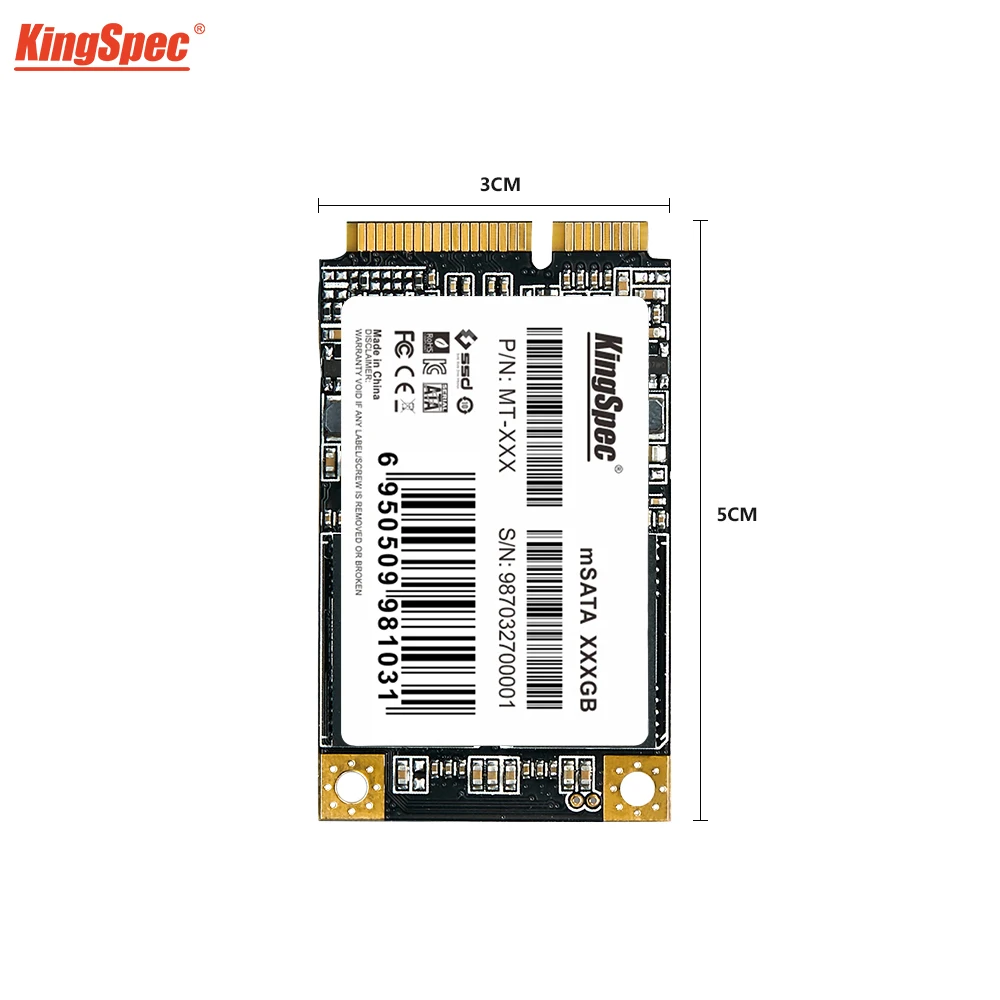 KingSpec mSATA SSD 120 ГБ 240 480 SATA III Внутренний твердотельный Накопитель диск Mini HDD жесткий