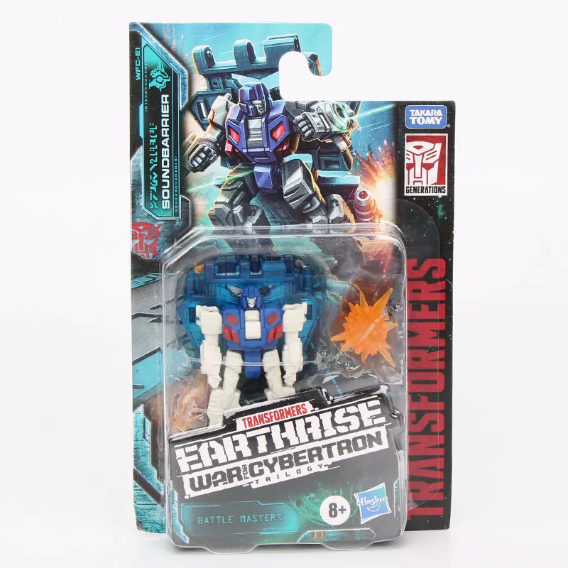 

6cm WFC Battle Master Soundbarrier Smashdown PVC Action Figure Transformers Earthrise War for Cybertron Trilogy Collectible Mode