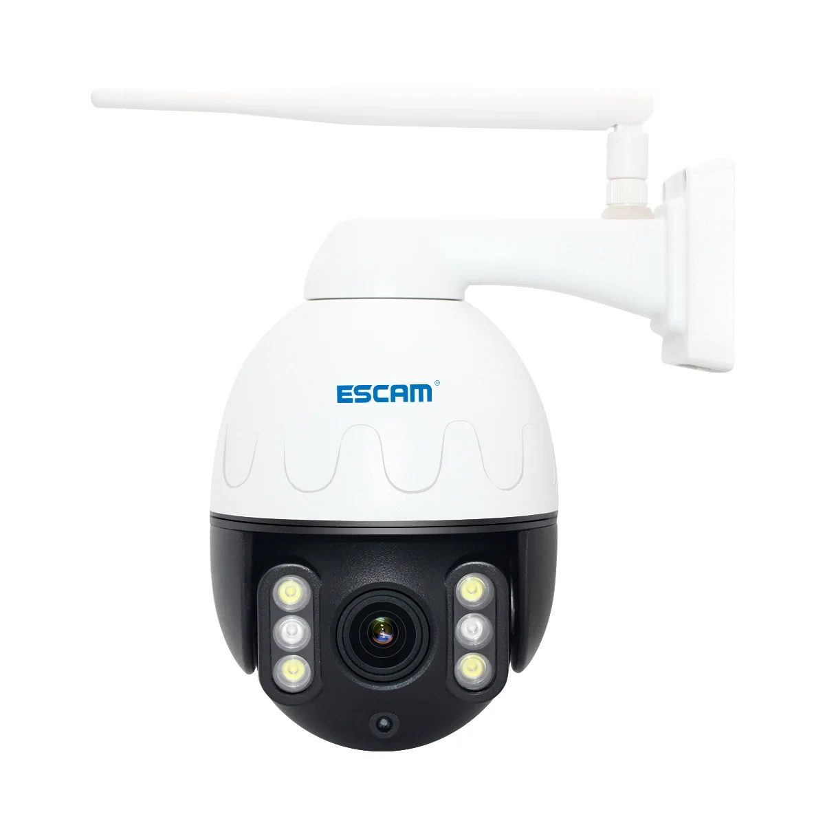 

NEWEST ESCAM Q5068 H.265 5MP Pan/Tilt/4X Zoom WiFi Waterproof with metal shell IP Camera Support ONVIF Two Way Talk Night Vision