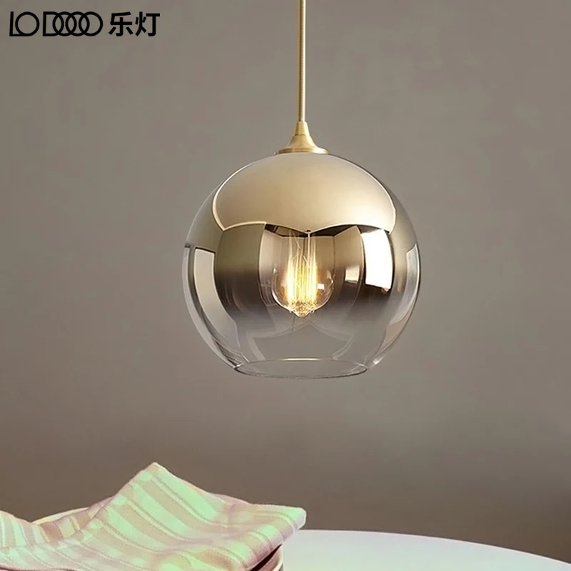 Скандинавское стекло подвесные светильники простая современная роскошная