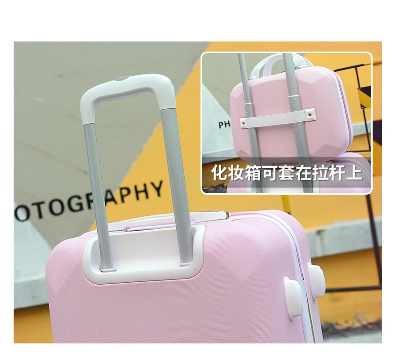 2" 22" 2" 26" дюймов модный чемодан на колесах и дорожные сумки valise cabine valiz koffer чемодан maletas сумка на колесах